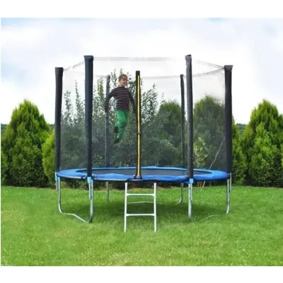 Trambulina 366cm cu scara si plasa laterala, maxim 150 kg Breckner Germany - imagine 2