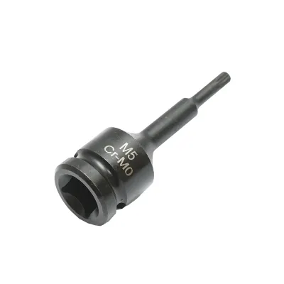 Cheie tubulara de impact bit spline M5, 78mm, patrat 1/2 inch Cr-Mo - imagine 4