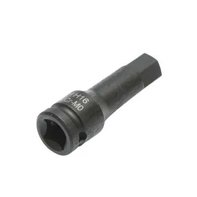 Cheie tubulara de impact bit hexagonal H16, 78mm, patrat 1/2 inch Cr-Mo - imagine 4