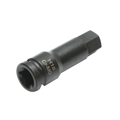 Cheie tubulara de impact bit hexagonal H18, 78mm, patrat 1/2 inch Cr-Mo - imagine 4