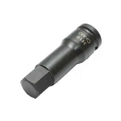 Cheie tubulara de impact bit hexagonal H18, 78mm, patrat 1/2 inch Cr-Mo - imagine 2