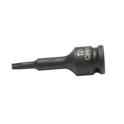 Cheie tubulara de impact bit torx T25, 60mm, patrat 3/8 inch Cr-Mo - imagine 3