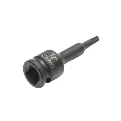Cheie tubulara de impact bit torx T25, 60mm, patrat 3/8 inch Cr-Mo - imagine 4