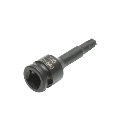 Cheie tubulara de impact bit torx T40, 60mm, patrat 3/8 inch Cr-Mo - imagine 4