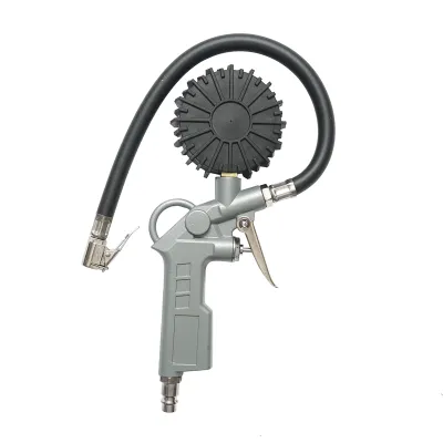 Pistol umflat roti profesional cu furtun 350mm si manometru mecanic 0-16 bar - imagine 2