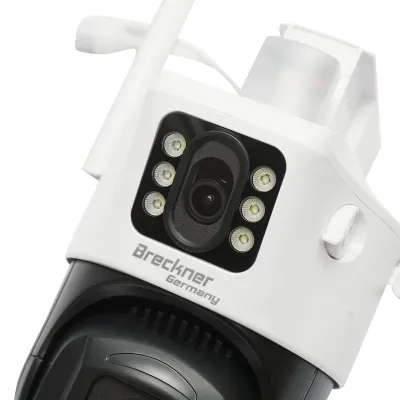 Camera de supraveghere lentila duala 6MP, WIFI P2P, rotativa 360 PTZ cu senzor de miscare, sirena, detectie umana, google assistant si aplicatie iCSee - imagine 6