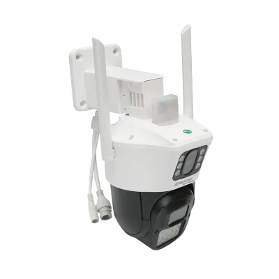 Camera de supraveghere lentila duala 6MP, WIFI P2P, rotativa 360 PTZ cu senzor de miscare, sirena, detectie umana, google assistant si aplicatie iCSee - imagine 4