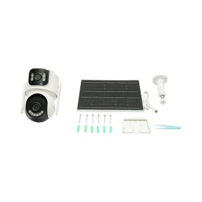 Camera supraveghere 4G cu panou solar 7.6W incarcare rapida, lentila duala 4MP, PTZ 360°, detectie umana Ai, night vision color si aplicatie iCSee Breckner Germany - imagine 5