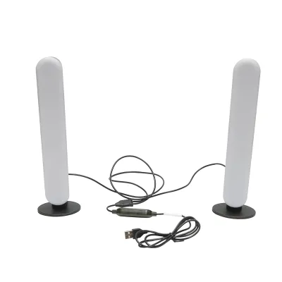 Set lampi decorative LED RGB 5W dimabile, control vocal, mod muzica, dinamic, static cu telecomanda, bluetooth, aplicatie Raingel - imagine 2
