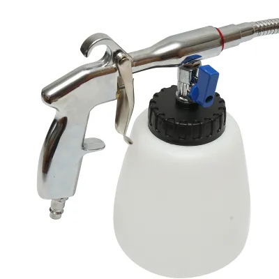 Pistol curatare motor cu aer comprimat tip Tornador, furtun metalic flexibil, rezervor 1L - imagine 5