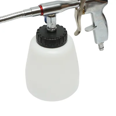 Pistol curatare motor cu aer comprimat tip Tornador, furtun metalic flexibil, rezervor 1L - imagine 6