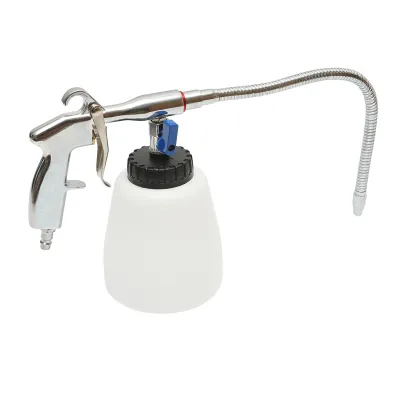 Pistol curatare motor cu aer comprimat tip Tornador, furtun metalic flexibil, rezervor 1L - imagine 2