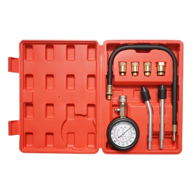 Trusa tester compresie motoare benzina cu manometru mecanic 0-20 bar Breckner Germany - imagine 3