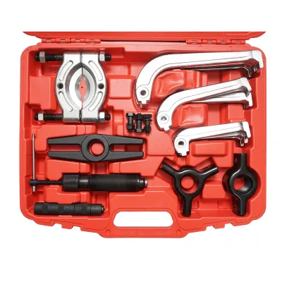 Trusa presa extractor rulmenti si fulii cu 3 brate, piston hidraulic 10 tone Breckner Germany - imagine 4