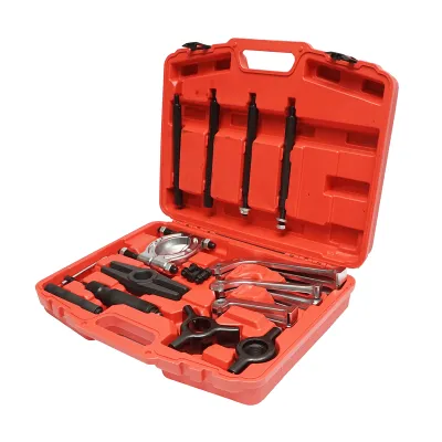 Trusa presa extractor rulmenti si fulii cu 3 brate, piston hidraulic 10 tone Breckner Germany - imagine 2