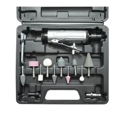 Trusa polizor drept pneumatic biax  25000rpm, presiune 6.3 bar 15 piese Breckner Germany - imagine 4