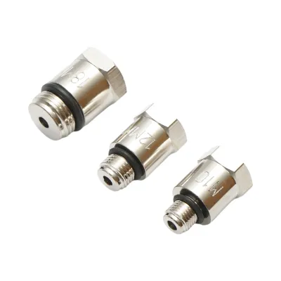 Trusa tester etansare compresie cilindru motor benzina, 3 adaptoare 10, 12, 18mm, furtun 600mm Breckner Germany - imagine 5