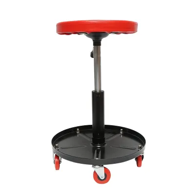 Scaun mobil rotund atelier mecanic auto reglabil pe inaltime cu tava scule Breckner Germany - imagine 2