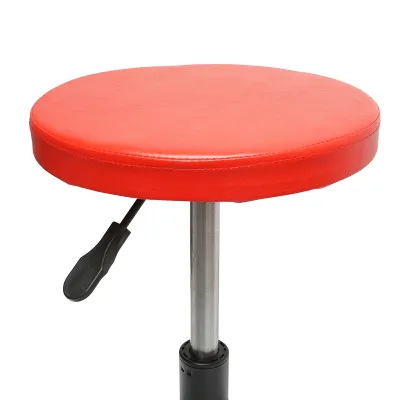 Scaun mobil rotund atelier mecanic auto reglabil pe inaltime cu tava scule Breckner Germany - imagine 4