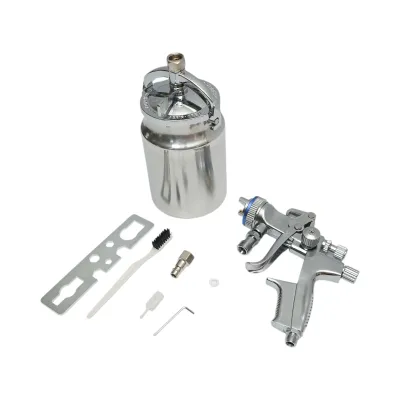 Pistol de vopsit cu aer comprimat 1000ml, duza 1.4mm, debit 200ml/min, presiune max. 4 bar Breckner Germany - imagine 4