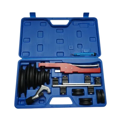 Trusa indoit tevi HVAC/R 6-22 cu taietor 4-28mm si debavurator Breckner Germany - imagine 2