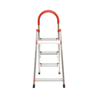 Scara aluminiu pliabila, 3 trepte antiderapante, inaltime 68cm, sarcina maxima 130Kg - imagine 5