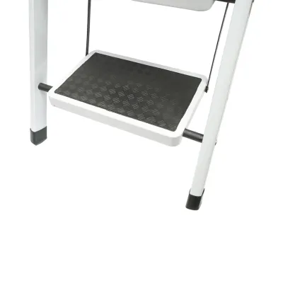 Scara metalica pliabila, 5 trepte cauciuc antiderapant, inaltime 154cm, sarcina maxima 150Kg - imagine 8
