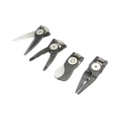 Set cleste patent multifunctional 5 in 1 cu foarfeca, taiere, sertizare, dezizolare cabluri - imagine 5