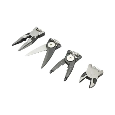 Set cleste patent multifunctional 5 in 1 cu foarfeca, taiere, sertizare, sfic, dezizolare cabluri - imagine 5