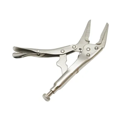 Cleste autoblocant cu falci curbate tip V 250mm Cr-V - imagine 4
