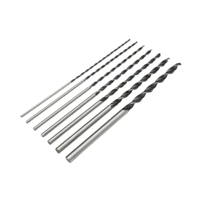 Set 7 burghie 4-12mm, lungime 300mm cu tija cilindrica pentru lemn - imagine 4