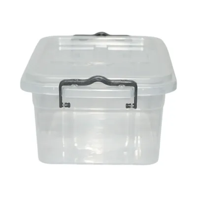 Cutie depozitare 0.8L transparenta cu capac din plastic 160x120x70mm - imagine 2