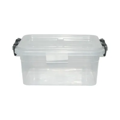 Cutie depozitare 0.8L transparenta cu capac din plastic 160x120x70mm - imagine 3