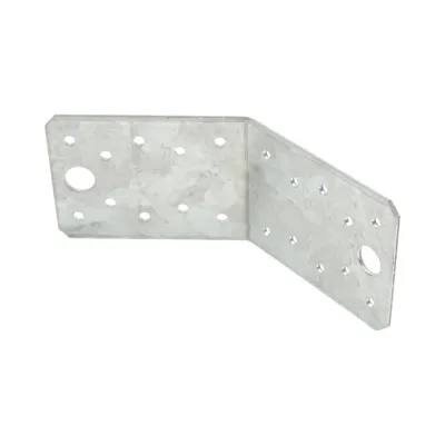 Element de imbinare 135° contra vantuirii 90x90x65mm, grosime 2.5mm, otel zincat - imagine 2