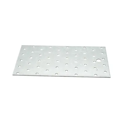 Placa perforata 100x200mm, grosime 2mm, otel zincat - imagine 2