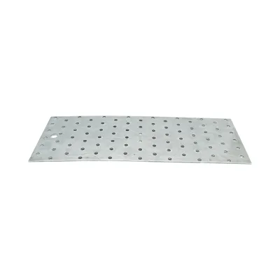 Placa perforata 120x300mm, grosime 2mm, otel zincat - imagine 2