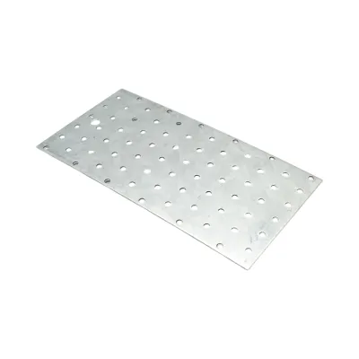 Placa perforata 120x240mm, grosime 2mm, otel zincat - imagine 4
