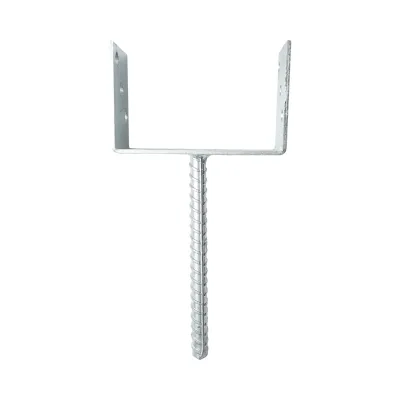Papuc reazem cu tija 151x60x125mm, grosime 4mm, otel zincat - imagine 4