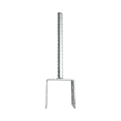 Papuc reazem cu tija 71x50x80mm, grosime 4mm, otel zincat - imagine 3