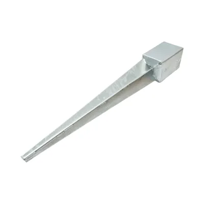 Suport stalp tip tarus 91x91x750mm, grosime 2mm, otel zincat