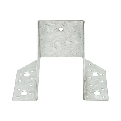 Papuc grinda tip A 80x120mm, grosime 2mm, otel zincat - imagine 2