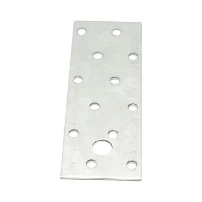 Element de imbinare plat 120x40mm, grosime 2mm, otel zincat - imagine 3