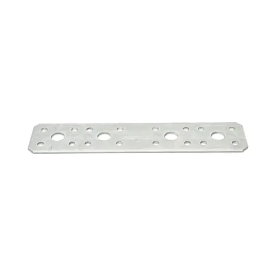Element de imbinare plat 180x40mm, grosime 2.5mm, otel zincat - imagine 2