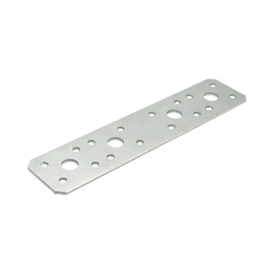 Element de imbinare plat 180x40mm, grosime 2.5mm, otel zincat