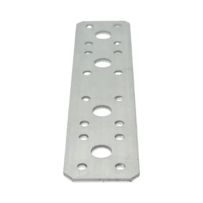 Element de imbinare plat 180x40mm, grosime 2.5mm, otel zincat - imagine 3