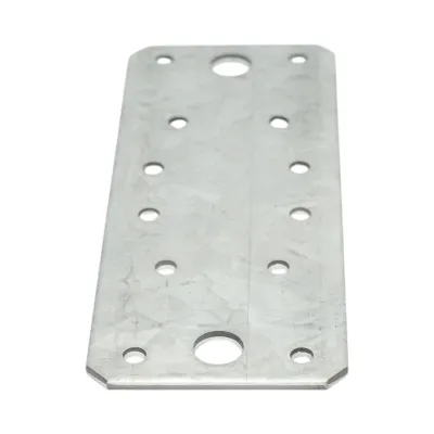 Element de imbinare plat 135x55mm, grosime 2.5mm, otel zincat - imagine 3