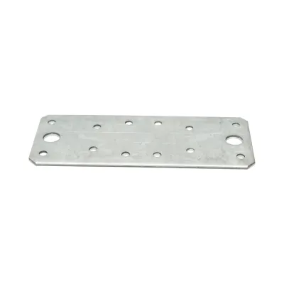 Element de imbinare plat 135x55mm, grosime 2.5mm, otel zincat - imagine 2