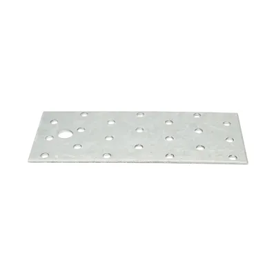 Element de imbinare plat 140x60mm, grosime 2mm, otel zincat - imagine 2