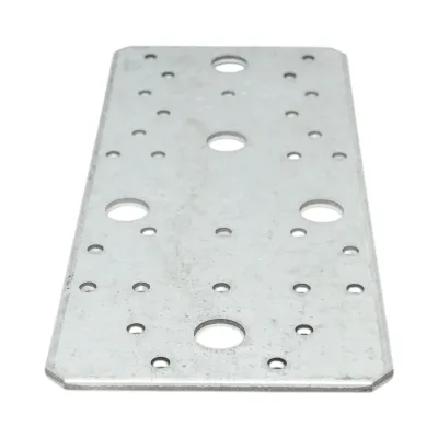 Element de imbinare plat 204x90mm, grosime 3mm, otel zincat - imagine 3