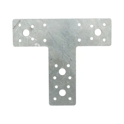 Element de imbinare tip T 160x98x45mm, grosime 2.5mm, otel zincat - imagine 2